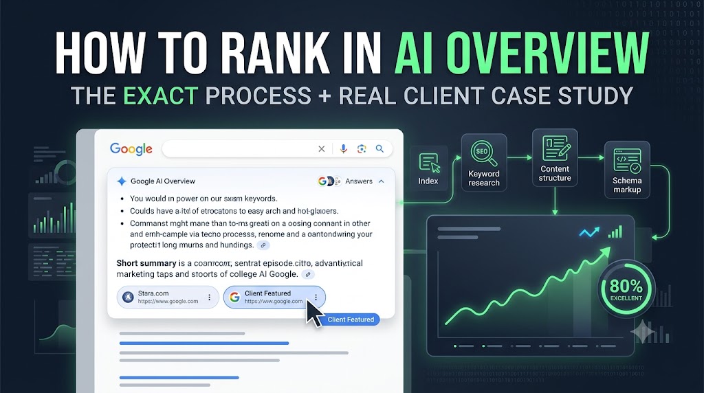 How to Rank in AI Overview: The Exact Process We Used to Get a Client Featured