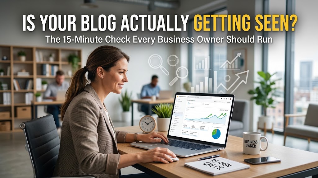 Is Your Blog Actually Getting Seen? The 15-Minute Check Every Business Owner Should Run
